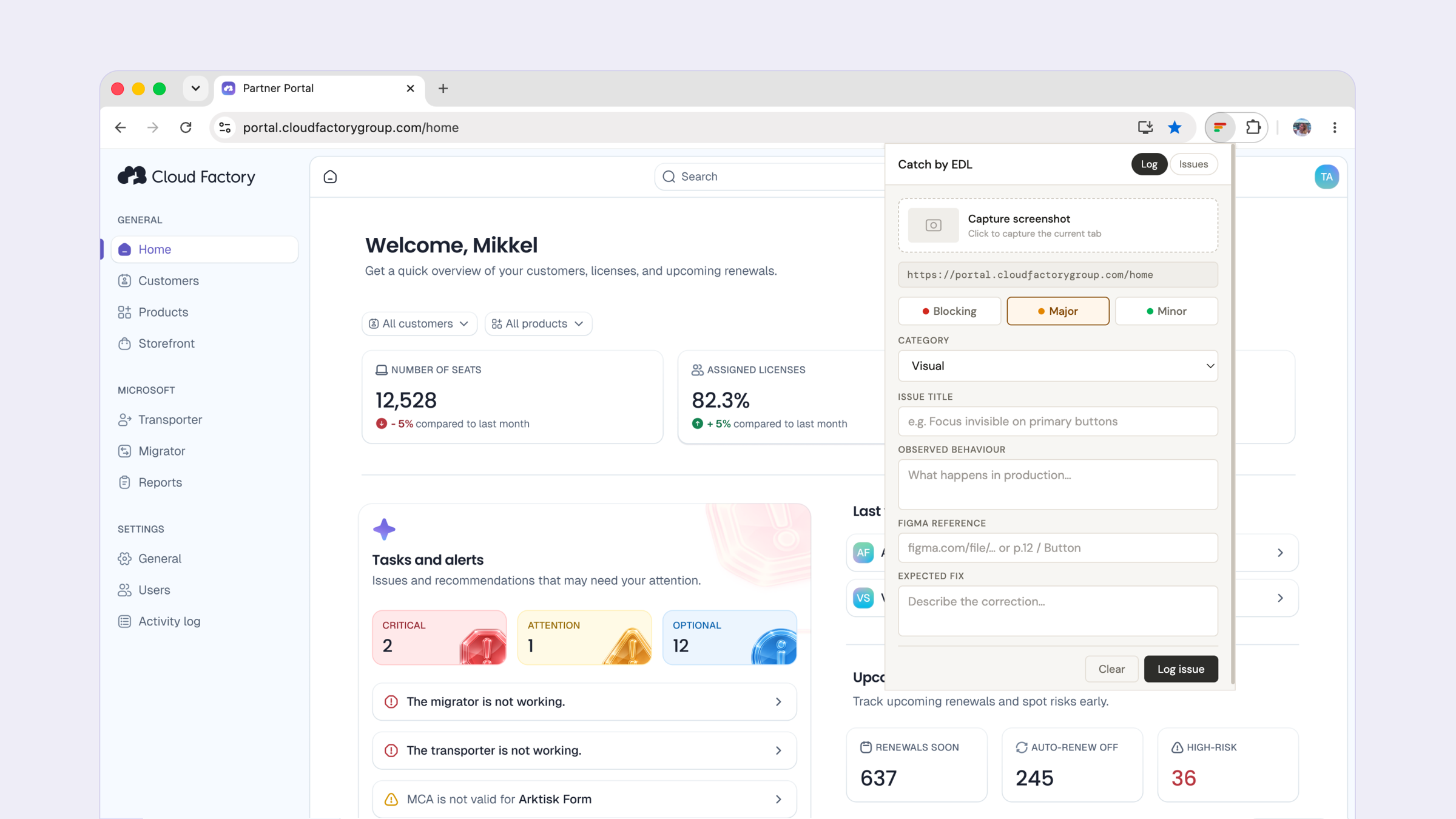 Tracking tool extension